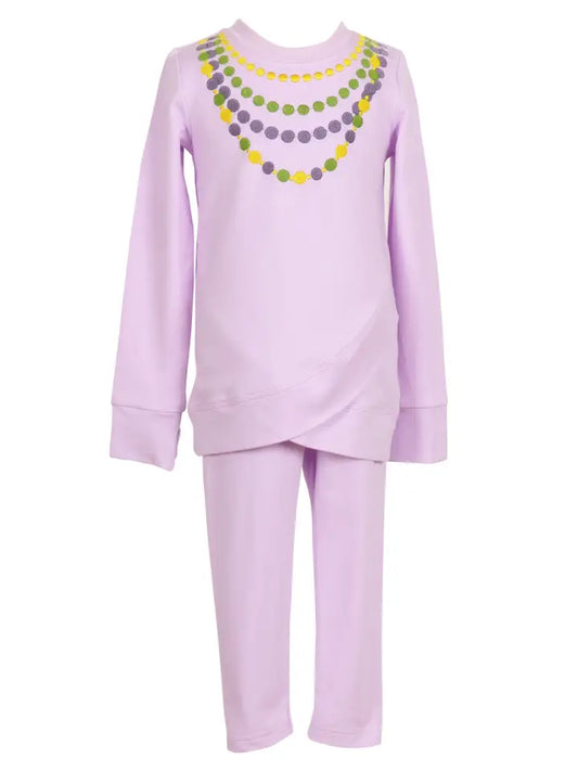 Mardi Gras: Tillie Top with Leggings