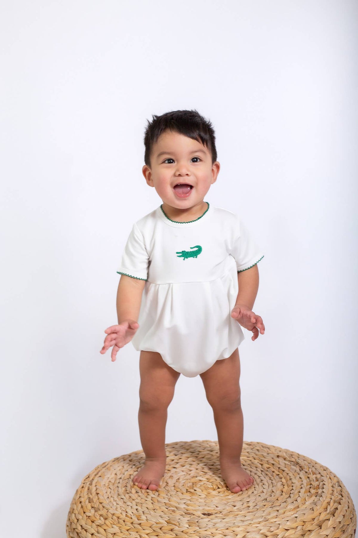 Alligator - Embroidered Bubble