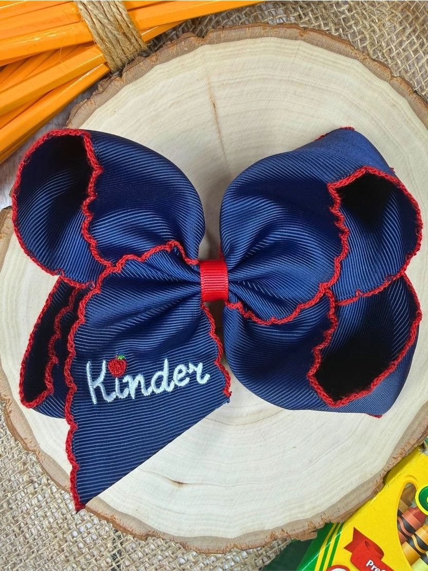 Navy/Red Grade Bows