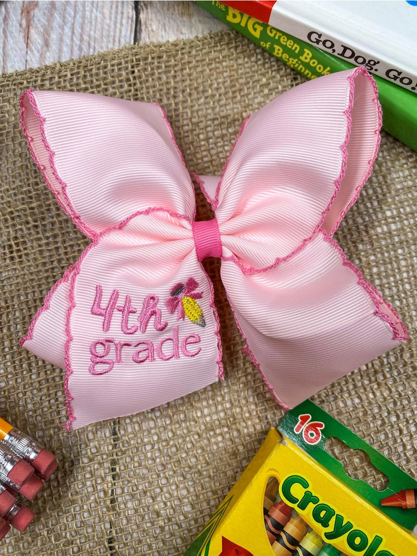 Pink Grade Level Bows