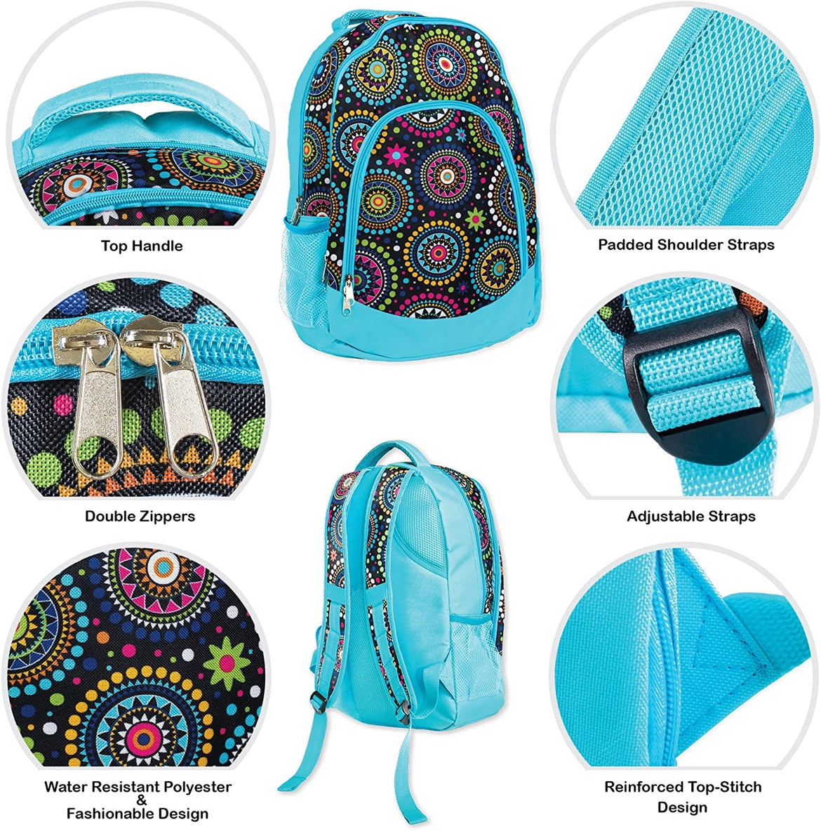 Medallion Laptop or School Backpack