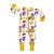 Geaux Time Girl Convertible Footie Romper : Bamboo Pajamas