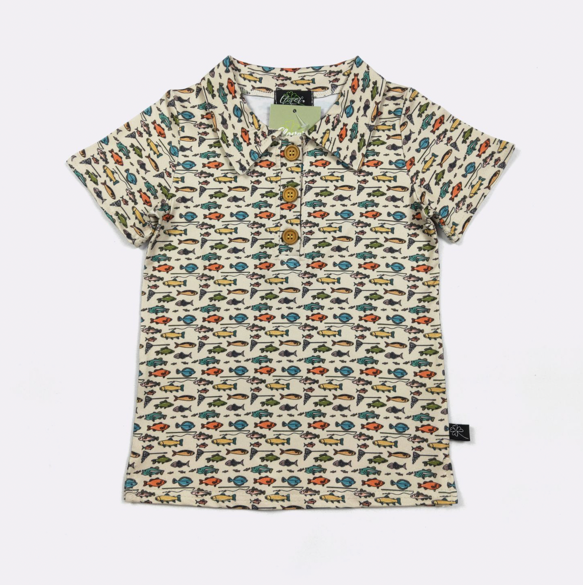 Fin-tastic Boy Collar Shirt