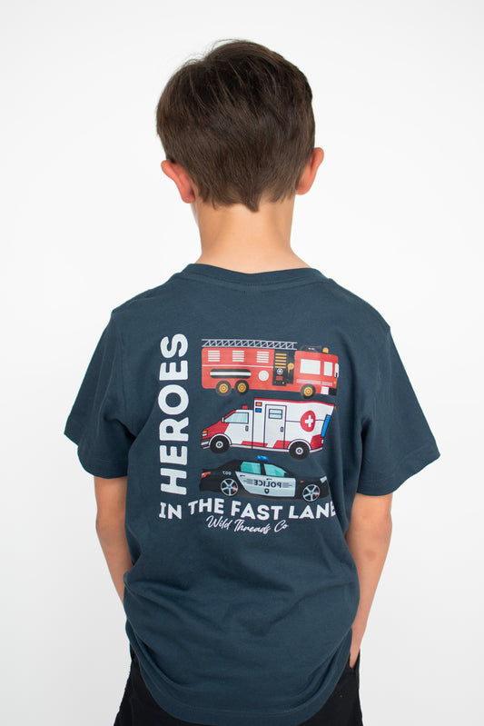 Heroes in the Fast Lane Tee