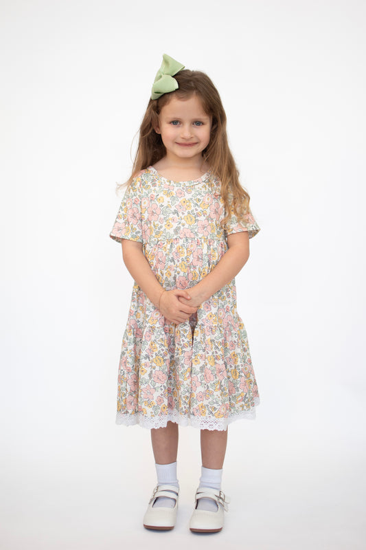 Petal Charm Lace Dress