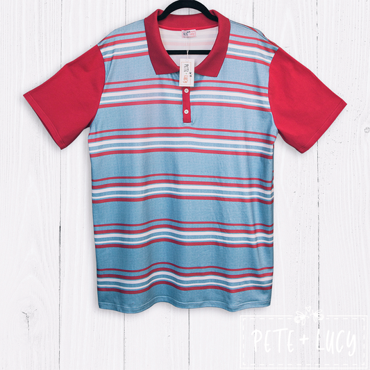 Pete & Lucy Patriotic Stripe Shirt