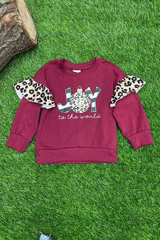 Joy to the World Sweatshirt - Maroon