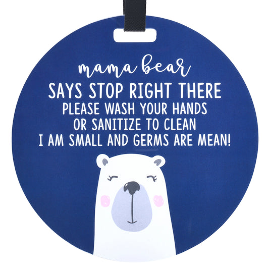 Mama Bear No Touching Car Seat and Stroller Tag